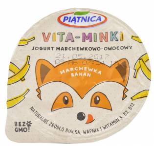 Piątnica Vita-Minki Jogurt Marchewkowo-Owocowy